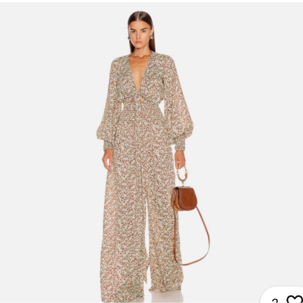Alexis Esperanza Floral Jumpsuit. Size Small